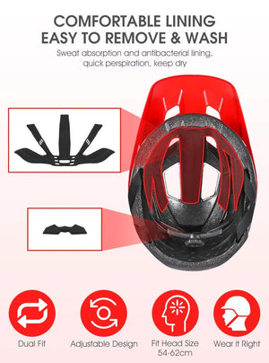 Casque de vélo, VTT, VTC, unisexe 56 - 60 CM "West Biking - XC sport" - Planète Rando