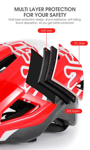 Casque de vélo, VTT, VTC, unisexe 56 - 60 CM "West Biking - XC sport" - Planète Rando