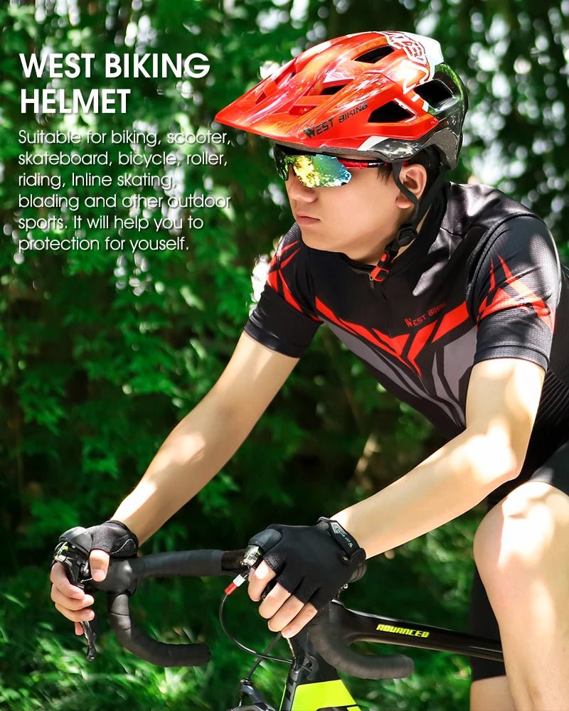 Casque de vélo, VTT, VTC, unisexe 56 - 60 CM "West Biking - XC sport" - Planète Rando