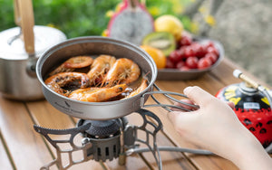 Casseroles en titane / ustensiles de cuisine pour le bivouac et le camping 1500ml / 1700ml "Boundless Voyage - Ti2042C / Ti2110C" - Planète Rando