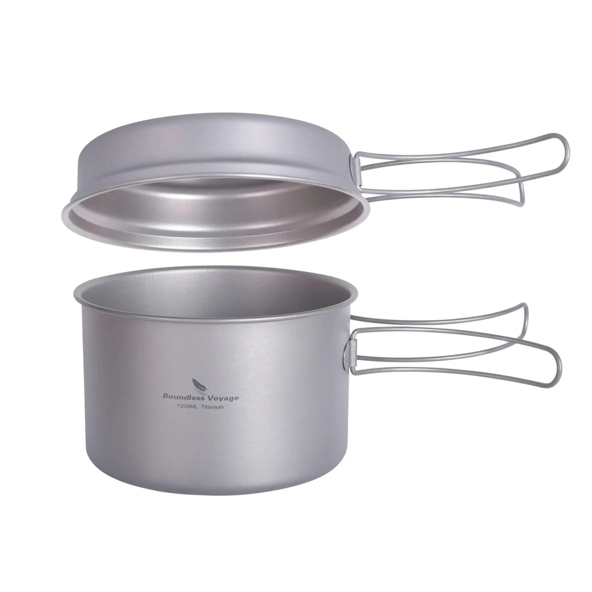 Casseroles en titane / ustensiles de cuisine pour le bivouac et le camping 1500ml / 1700ml "Boundless Voyage - Ti2042C / Ti2110C" - Planète Rando