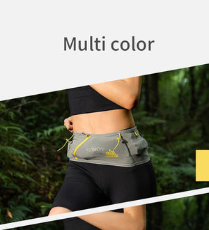 Ceinture de course d'hydratation pour le trail / running / marathon avec support pour téléphone portable "AONIJIE - W8101" - Planète Rando