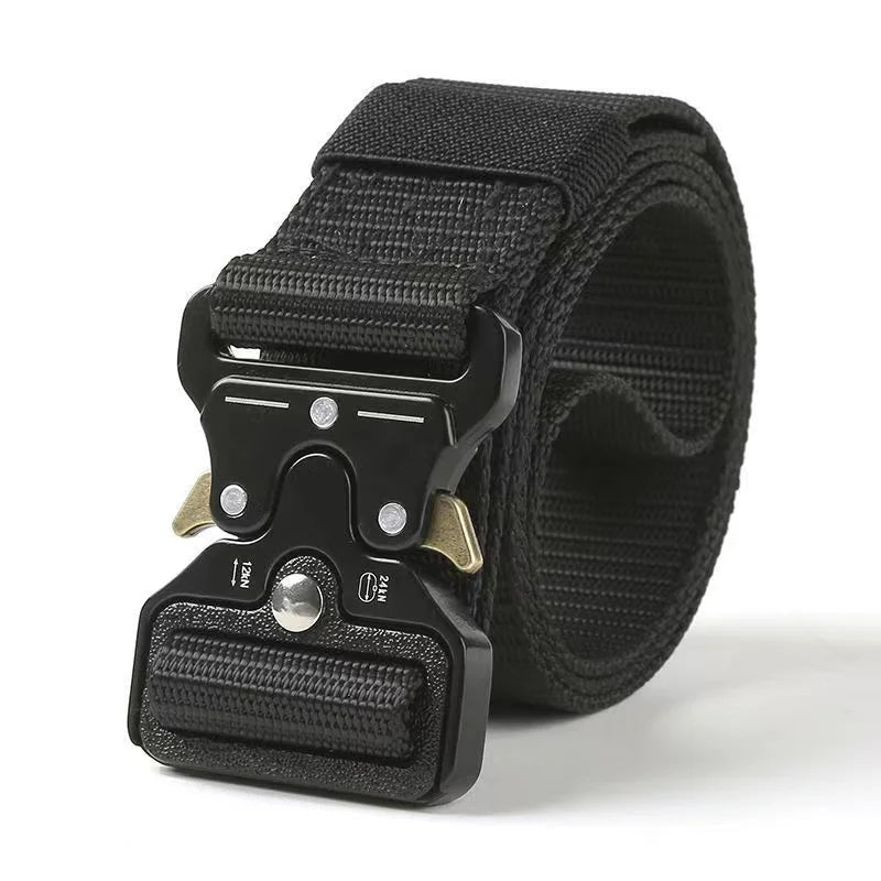 Ceinture tactique en métal et toile nylon pour homme - "Faramigo - B01" - Planète Rando