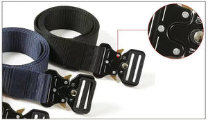 Ceinture tactique en métal et toile nylon pour homme - "Faramigo - B01" - Planète Rando