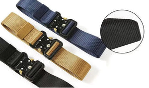 Ceinture tactique en métal et toile nylon pour homme - "Faramigo - B01" - Planète Rando