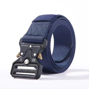 Ceinture tactique en métal et toile nylon pour homme - "Faramigo - B01" - Planète Rando