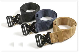 Ceinture tactique en métal et toile nylon pour homme - "Faramigo - B01" - Planète Rando