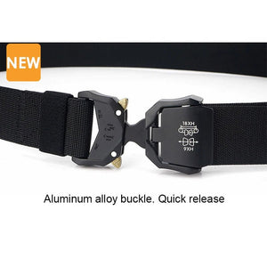 Ceinture tactique en nylon 1200D avec boucle à dégagement rapide "VATLTY - VT156" - Planète Rando
