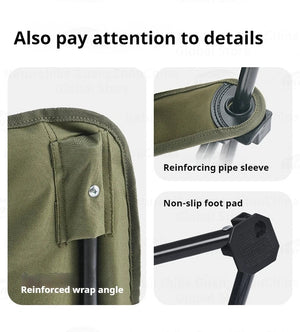 Chaise pliante et réglable pour le camping et me bivouac "Naturehike - Sea Star 001" - Planète Rando