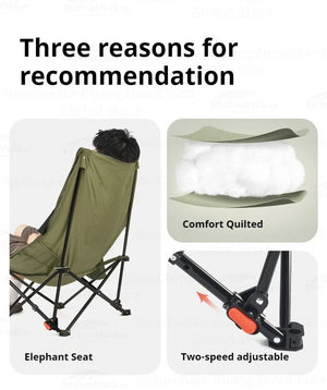 Chaise pliante et réglable pour le camping et me bivouac "Naturehike - Sea Star 001" - Planète Rando