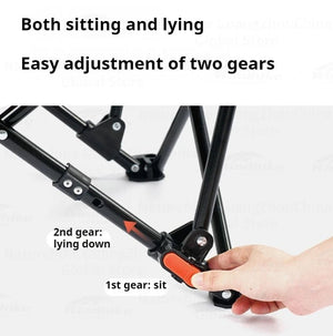 Chaise pliante et réglable pour le camping et me bivouac "Naturehike - Sea Star 001" - Planète Rando