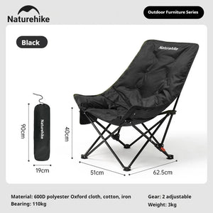 Chaise pliante et réglable pour le camping et me bivouac "Naturehike - Sea Star 001" - Planète Rando