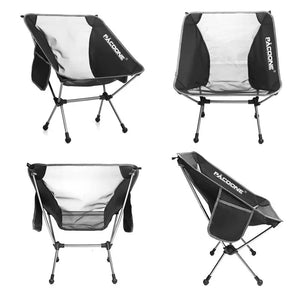 Chaise pliante ultralégère en aluminium pour pour camping et bivouac "Pacoone - camping chair" - Planète Rando