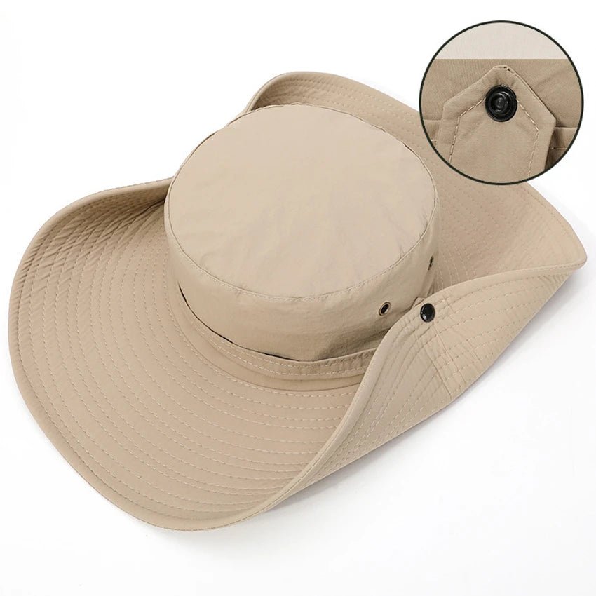 Chapeau bob d'été en maille respirante avec protection UV UPF 50+ "HUBTACTIAL - HU1402" - Planète Rando