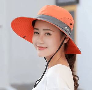 Chapeau de randonnée anti - UV UPF 50 + 90g "Sunshade - Sun Hat" - Planète Rando
