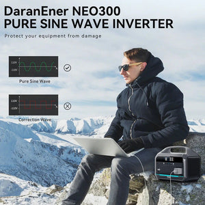 Chargeur de batterie LiFePO4 portable 300 W, USB - C PD60 "DaranEner - NEO300" - Planète Rando