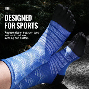 Chaussettes avec doigts de pieds en laine mérinos "WRELS - Merino Wool Socks" - Planète Rando