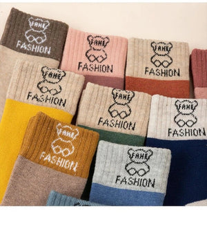 Chaussettes chaude pour enfants 2 - 14 ans 5 paires "Horetong - Fashion Socks" - Planète Rando