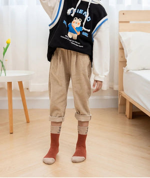 Chaussettes chaude pour enfants 2 - 14 ans 5 paires "Horetong - Fashion Socks" - Planète Rando