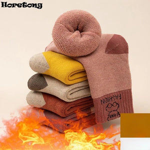 Chaussettes chaude pour enfants 2 - 14 ans 5 paires "Horetong - Fashion Socks" - Planète Rando