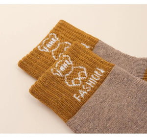 Chaussettes chaude pour enfants 2 - 14 ans 5 paires "Horetong - Fashion Socks" - Planète Rando