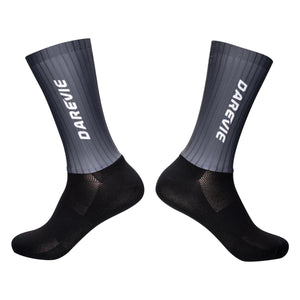 Chaussettes de cyclisme professionnelles pour hommes antidérapantes et respirantes "Darevie - Aero High Speed" - Planète Rando