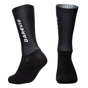 Chaussettes de cyclisme professionnelles pour hommes antidérapantes et respirantes "Darevie - Aero High Speed" - Planète Rando