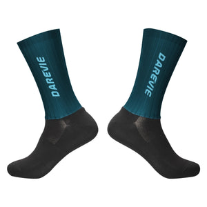 Chaussettes de cyclisme professionnelles pour hommes antidérapantes et respirantes "Darevie - Aero High Speed" - Planète Rando