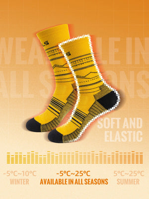 Chaussettes de randonnée en laine mérinos douces et légère mi - mollet "WRELS - Hiking Socks" - Planète Rando