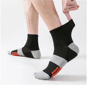 Chaussettes de sport avec coussinets, respirantes et confortables, lot de 5 paires "Eson - S026" - Planète Rando