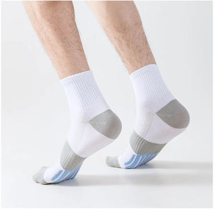 Chaussettes de sport avec coussinets, respirantes et confortables, lot de 5 paires "Eson - S026" - Planète Rando