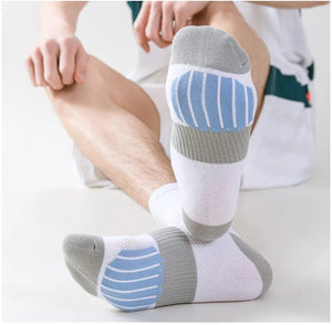 Chaussettes de sport avec coussinets, respirantes et confortables, lot de 5 paires "Eson - S026" - Planète Rando