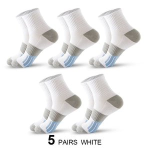 Chaussettes de sport avec coussinets, respirantes et confortables, lot de 5 paires "Eson - S026" - Planète Rando