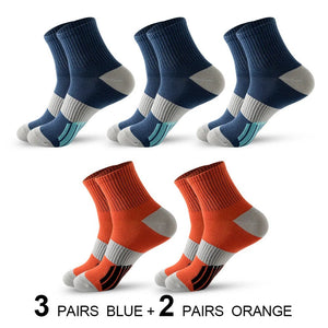 Chaussettes de sport avec coussinets, respirantes et confortables, lot de 5 paires "Eson - S026" - Planète Rando