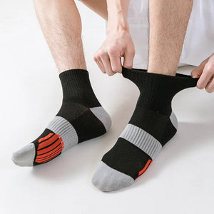 Chaussettes de sport avec coussinets, respirantes et confortables, lot de 5 paires "Eson - S026" - Planète Rando