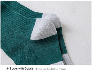 Chaussettes de sport avec coussinets, respirantes et confortables, lot de 5 paires "Eson - S026" - Planète Rando