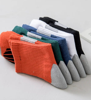 Chaussettes de sport avec coussinets, respirantes et confortables, lot de 5 paires "Eson - S026" - Planète Rando