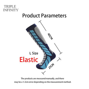 Chaussettes d'hiver pour homme en laine mérinos épaisse et chaude "TRIPLE INFINITY - Elastic Socket" - Planète Rando