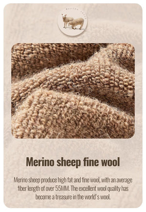 Chaussettes en laine mérinos chaude et résistante au froid 39 - 46 "MiiOW - MR5001" - Planète Rando