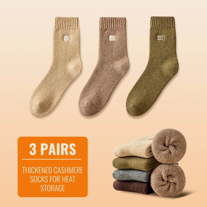 Chaussettes en laine mérinos chaude et résistante au froid 39 - 46 "MiiOW - MR5001" - Planète Rando