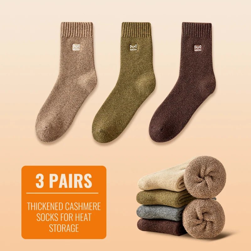 Chaussettes en laine mérinos chaude et résistante au froid 39 - 46 "MiiOW - MR5001" - Planète Rando