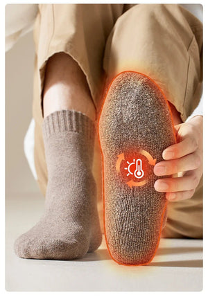 Chaussettes en laine mérinos chaude et résistante au froid 39 - 46 "MiiOW - MR5001" - Planète Rando