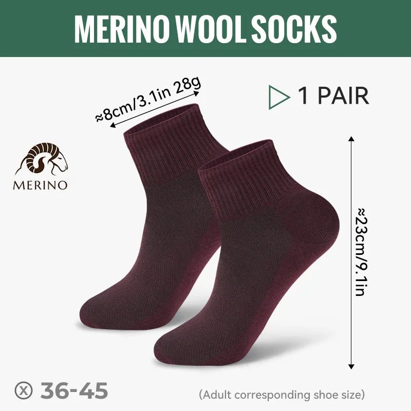 Chaussettes en laine mérinos confortables et anti - transpirantes unisexe "WRELS - Whool socks" - Planète Rando