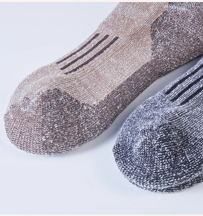 Chaussettes en laine mérinos unisexe pour la randonnée, les sports d'hiver, le bikepacking "MUAFICN - 108N" - Planète Rando