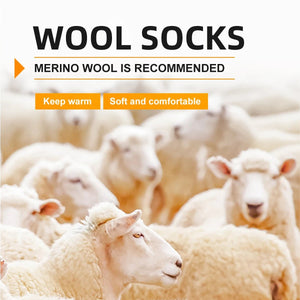 Chaussettes thermiques en laine mérinos chaudes, pour la randonnée et les sports d'hiver "WRELS - Sports Socks" - Planète Rando