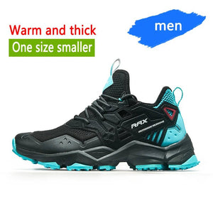 Chaussures de running homme Rax 91-5C485 noir et bleu, mesh respirant, technologie FREE FLEXIBLE, idéales randonnée légère.