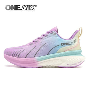 Chaussures de course, running, athlétisme O - Suspension Technology pour femme "ONEMIX - Bumper Elite 3.0" - Planète Rando