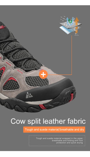 Chaussures de randonnée antidérapantes et résistantes aux éclaboussures pour homme "HIKEUP - Hikingup - 23" - Planète Rando