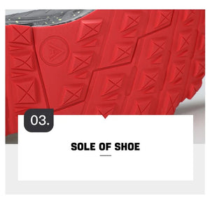 Les chaussures de randonnée Humtto "HUMTTO - HT-350632A" présentent un design noir, une semelle épaisse, un collier de chaussettes intégré, un cadran réglable et une adhérence antidérapante - parfaites comme chaussures de randonnée homme antidérapantes.