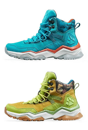 Chaussures de randonnée / bottes d'alpinisme mid - top & imperméables pour femme "RAX - Wild Wolf" - Planète Rando